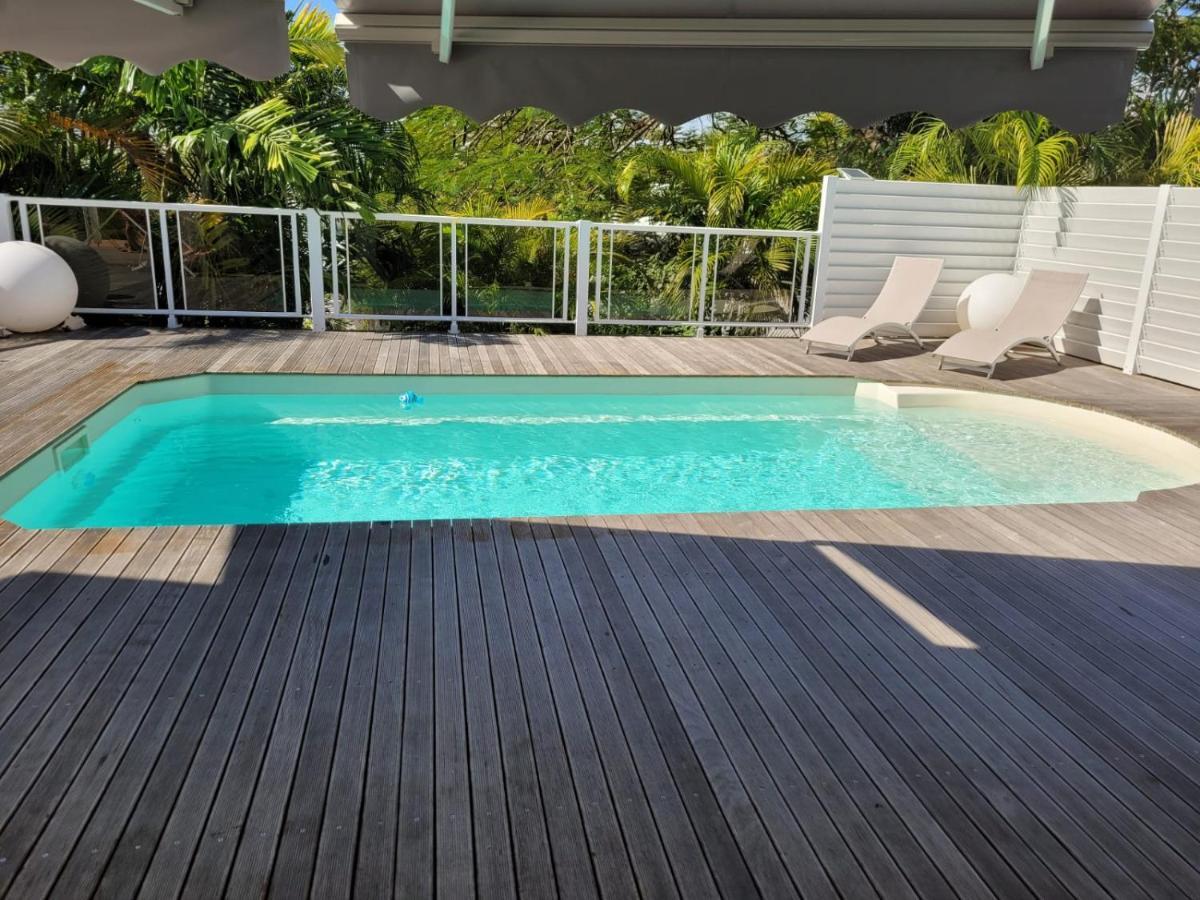 Villa Ste Marthe Avec Piscine, Grande Terrasse, Jardin Intime Et Citerne D'Eau Saint-Francois  Dış mekan fotoğraf